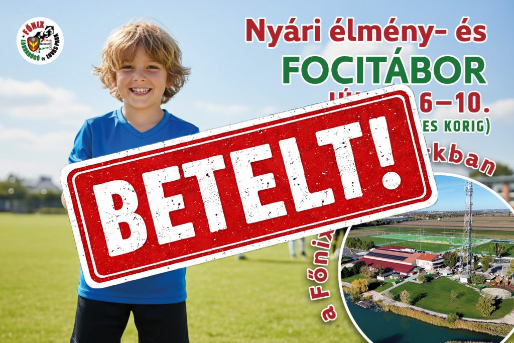 Nyári élmény- és focitábor – napközistábor